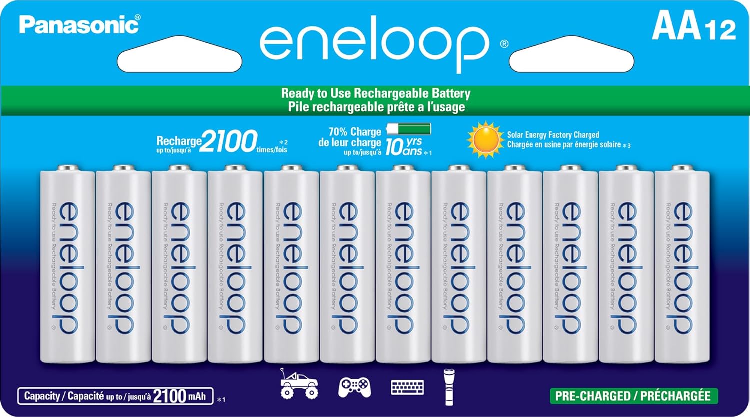 eneloop AA (12-Pack)
