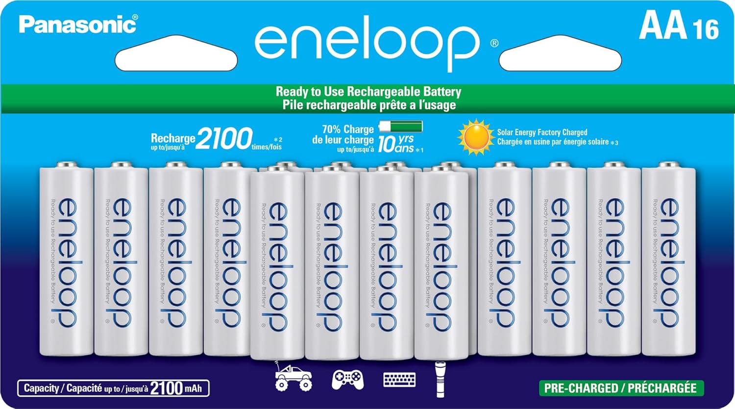 eneloop AA (16-Pack)