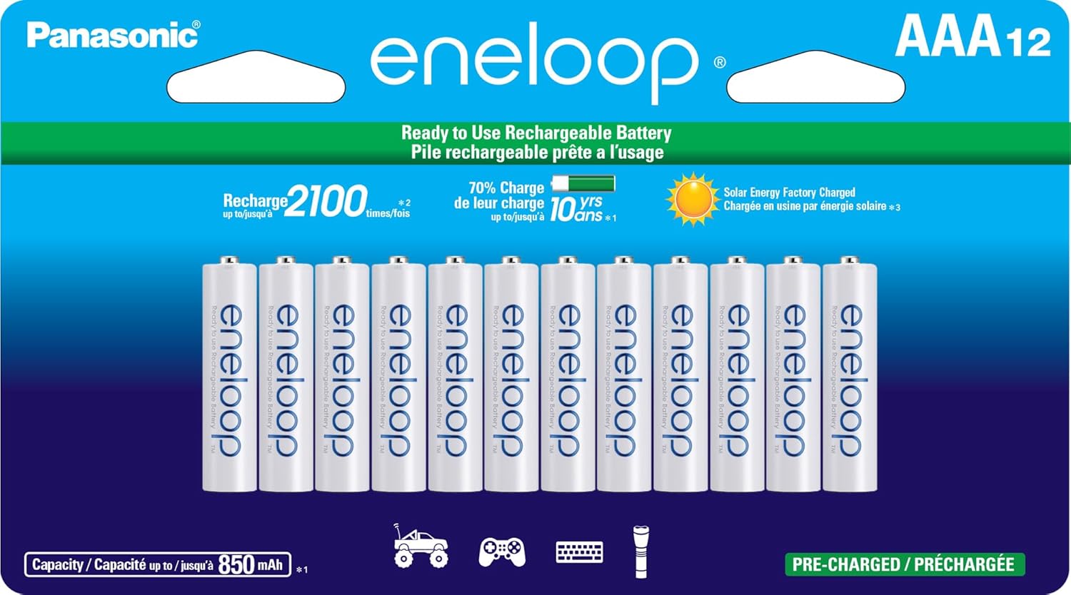 eneloop AAA (12-Pack)