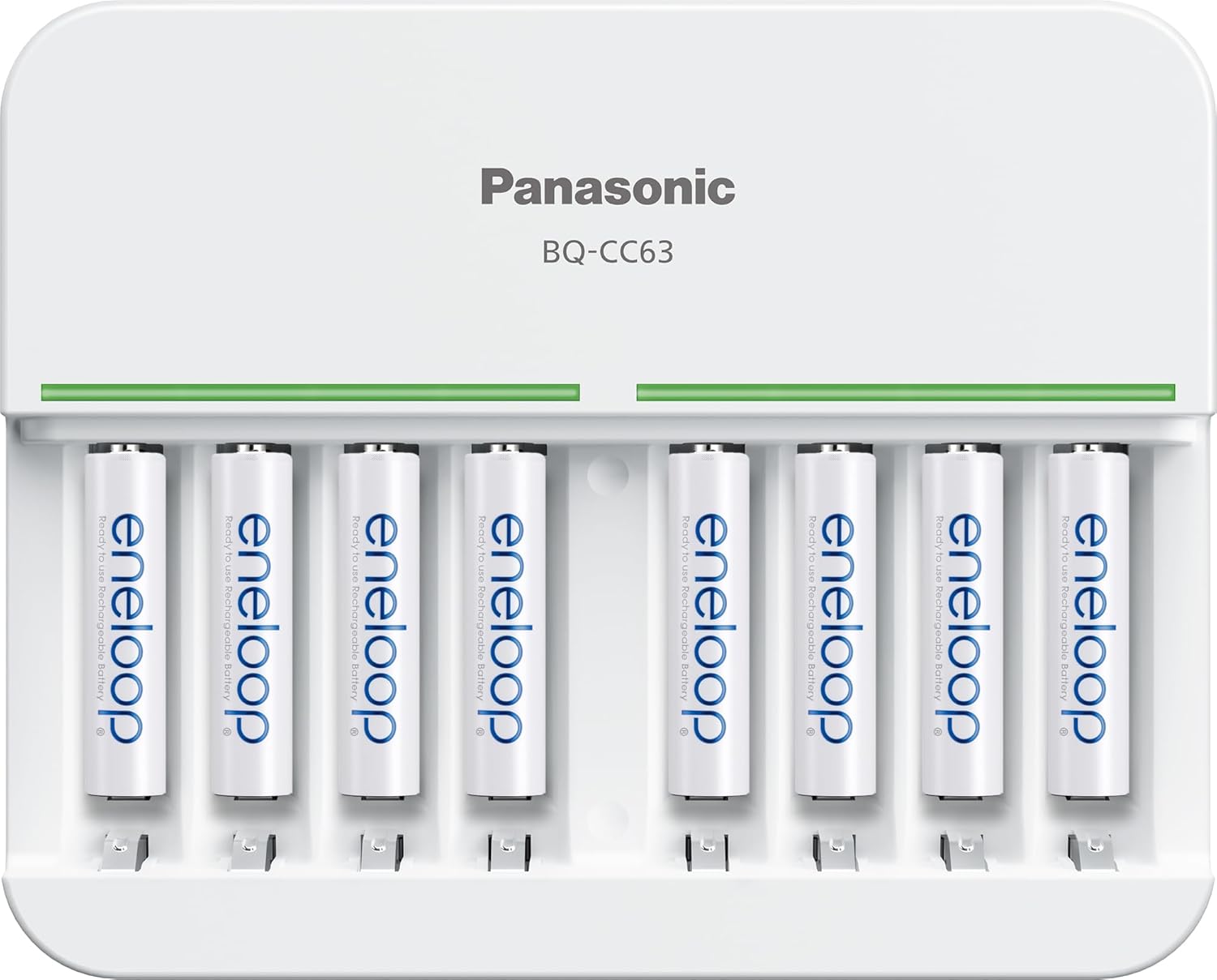 8-Slot Charger + 8 AAA eneloop