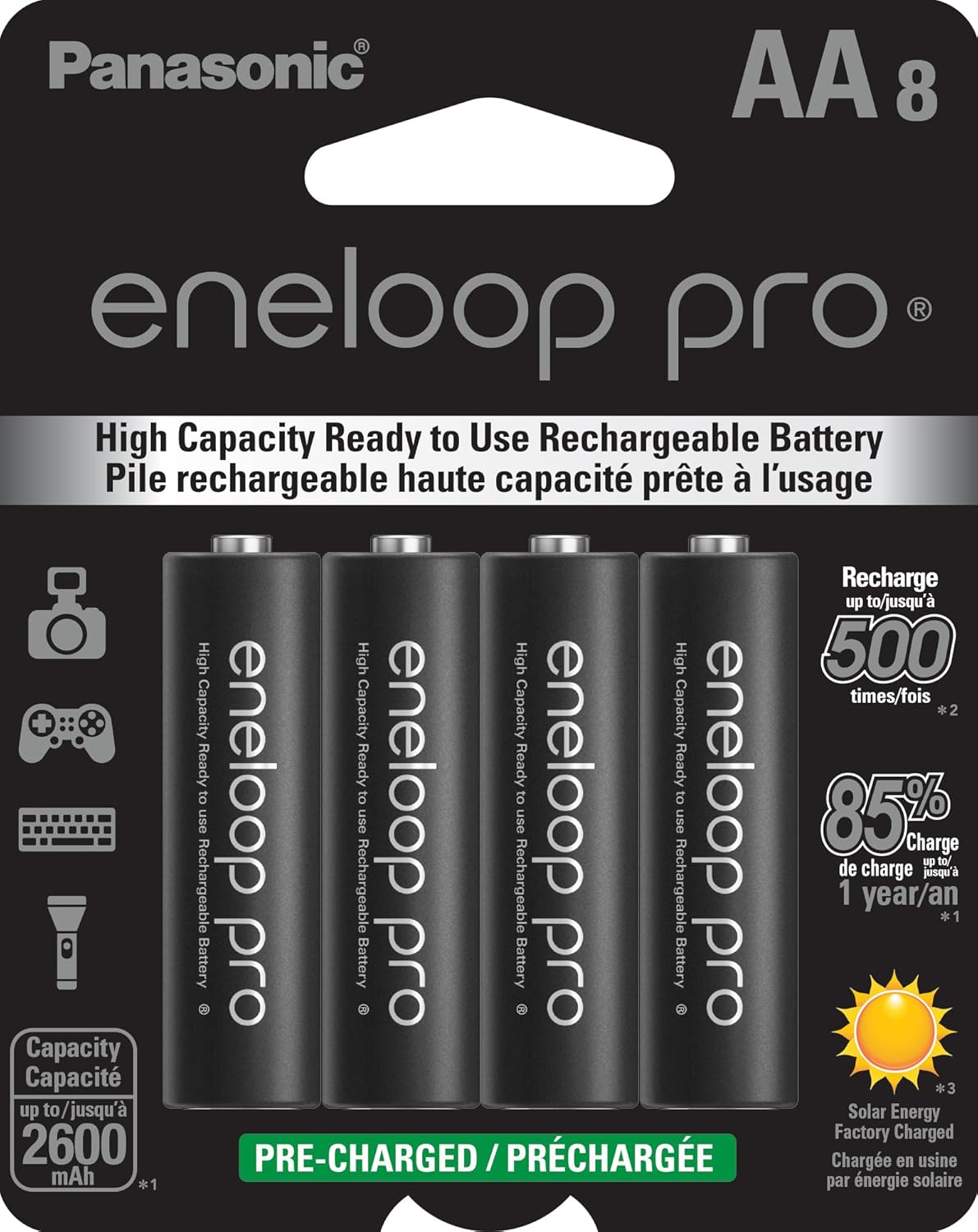 eneloop Pro AA (8-Pack)